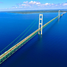 Mackinac Bridge in Michigan