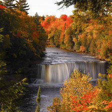 Tahquamenon Falls in Michigan